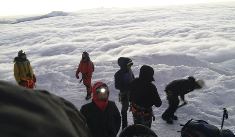 climbing cotopaxi volcano