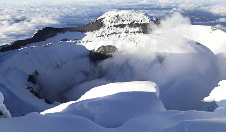 climbing cotopaxi volcano Ecuador