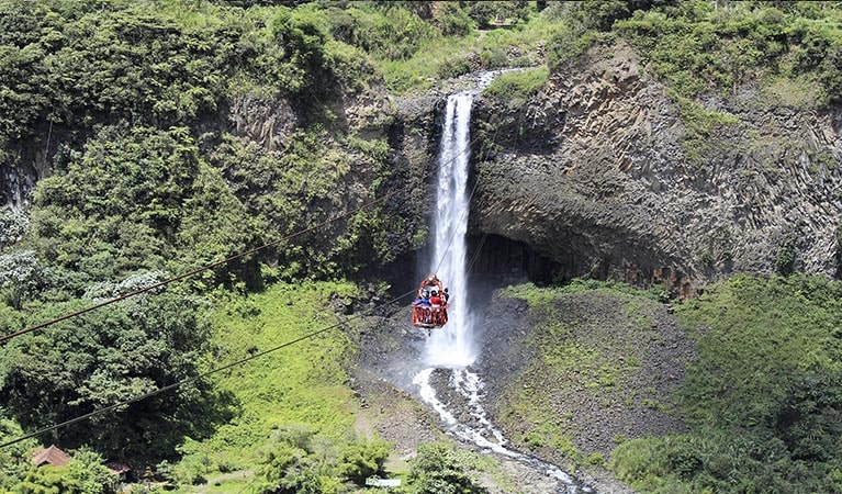 waterfalls route banos