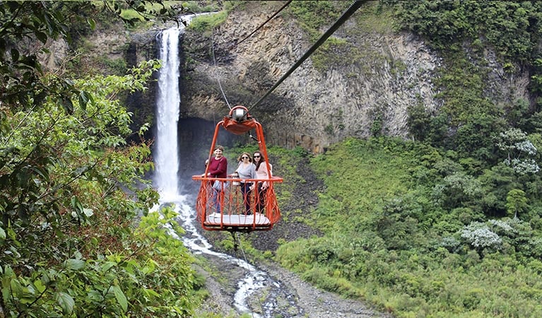 waterfalls route banos