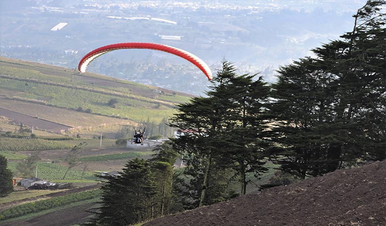 paragliding ecuador