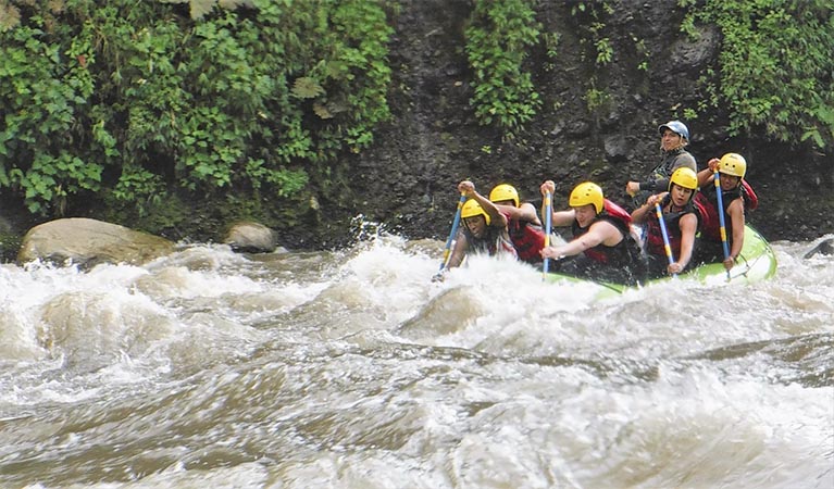 river rafting banos