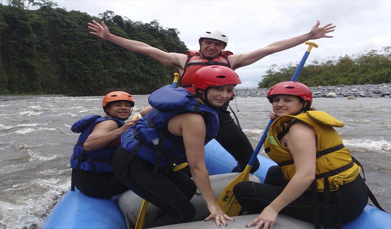 river rafting banos