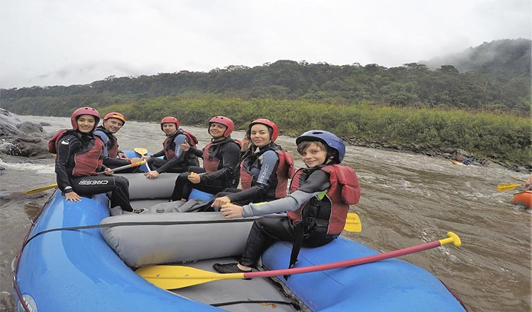 river rafting banos