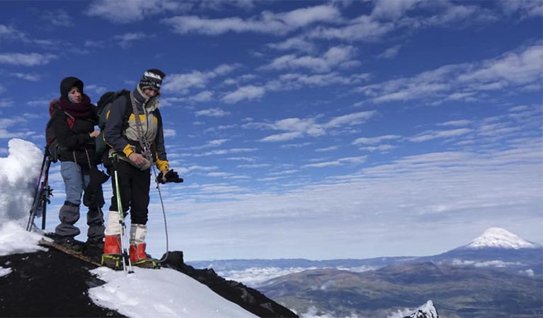 climbing tungurahua ecuador