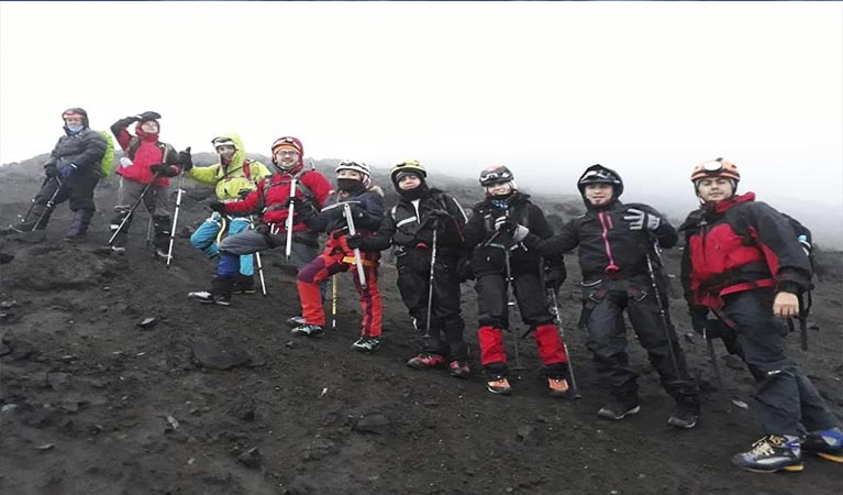 climbing tungurahua